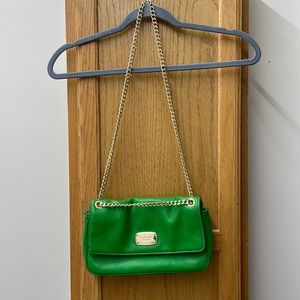 Michael Kors Crossbody, Kelly green purse